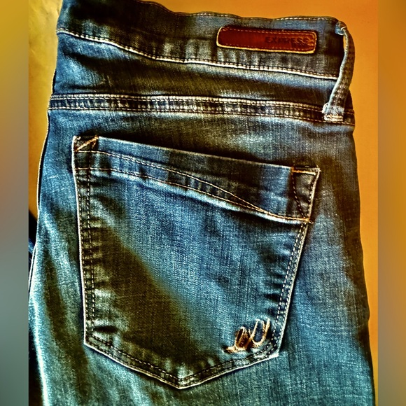 👖EXPRESS JEANS👖SKINNY MID RISE STRETCH JEANS EUC💥 - Picture 10 of 10